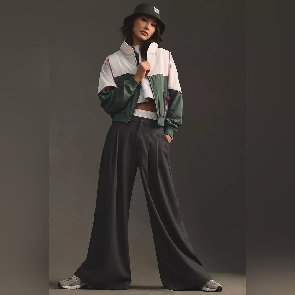 Daily Practice by Anthropologie Colourblock Tracksuit Bomber Jacket NWT
